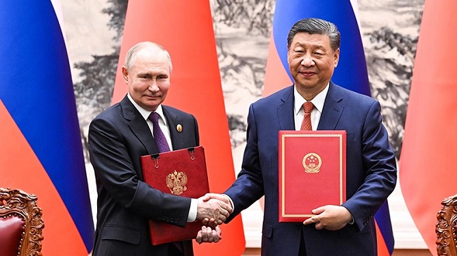 中华人民共和国和俄罗斯联邦在两国建交75周年之际关于深化新时代全面战略协作伙伴关系的联合声明（全文） 一带一路 中俄关系  联合声明